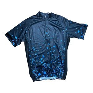 Tewmeu Cycling Jersey L Breathable Quick Dry Polyester Road Bike Shirt New